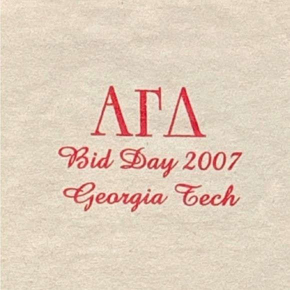 2007 Alpha Gamma Delta t-shirt - Picture 3 of 8